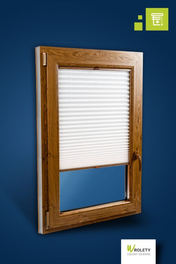 Pleated blinds for upright windows – view 2 – Wrolety