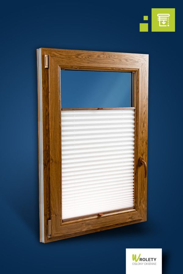 Pleated blinds for upright windows – view 3 – Wrolety